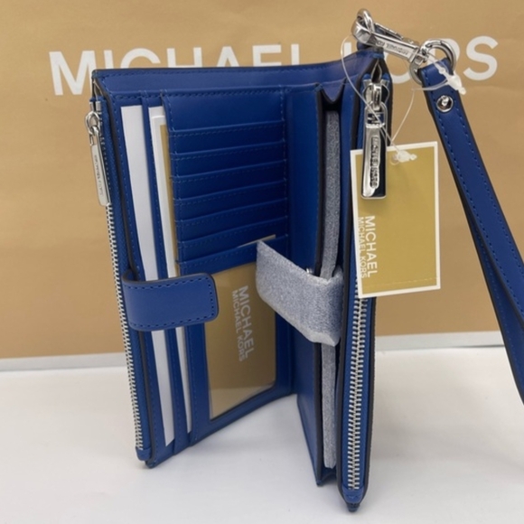 MICHAEL Michael Kors Ombre Blue Wristlet - Picture 4 of 10